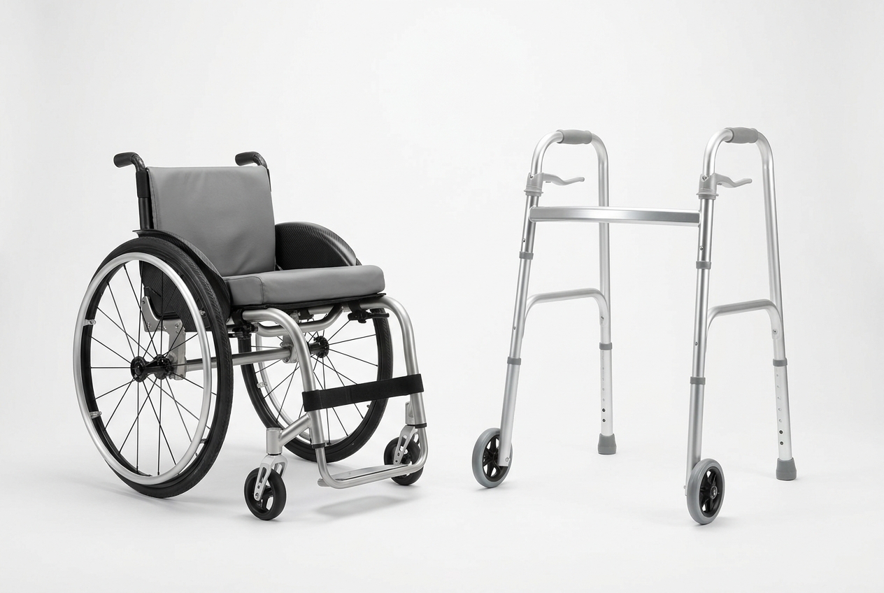 Wheelchair and walker for home recovery